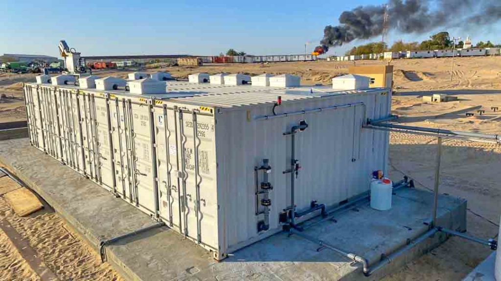 sarir worker camp wastewater treatment