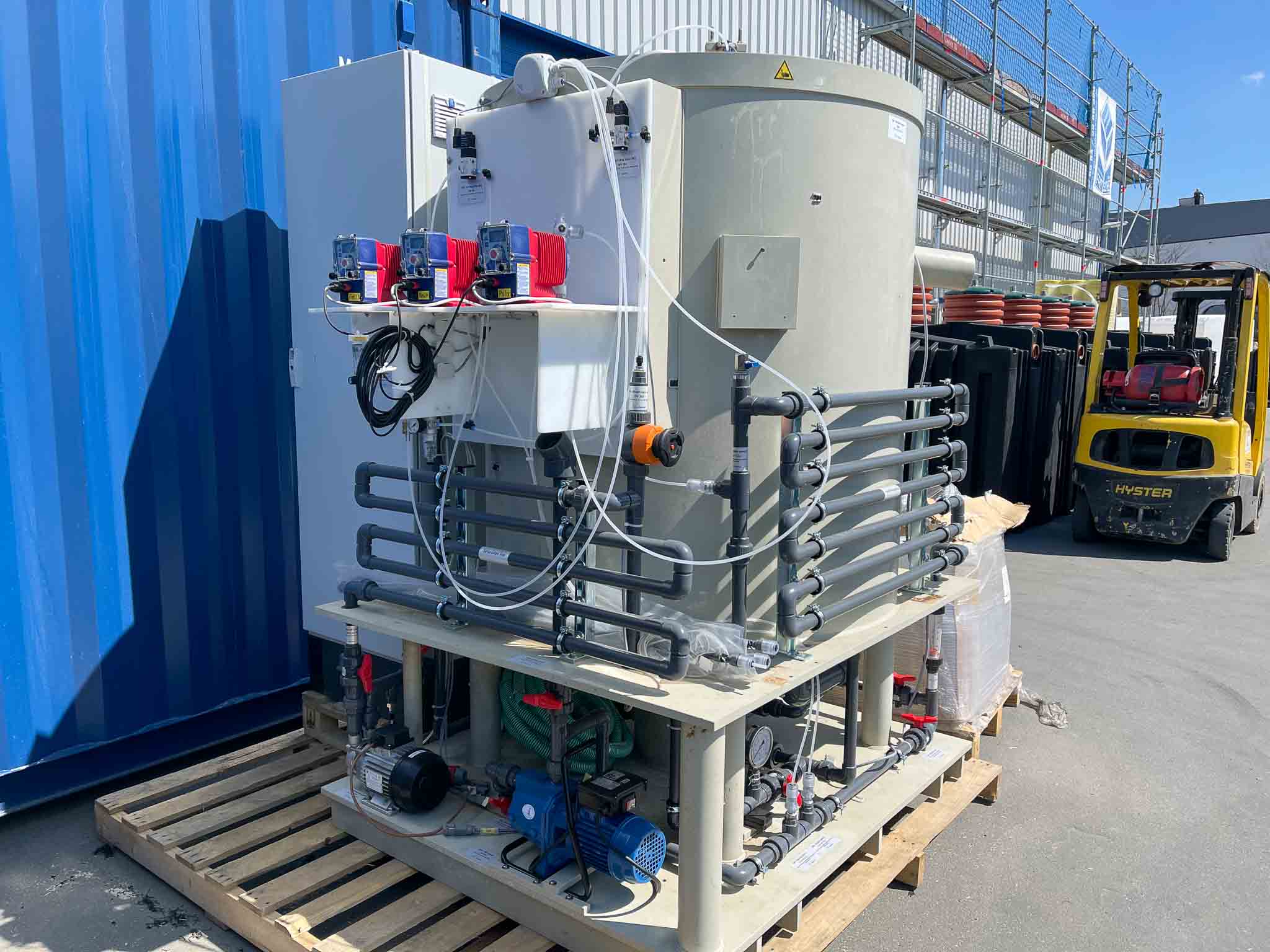 Pilot system for produced water Albania