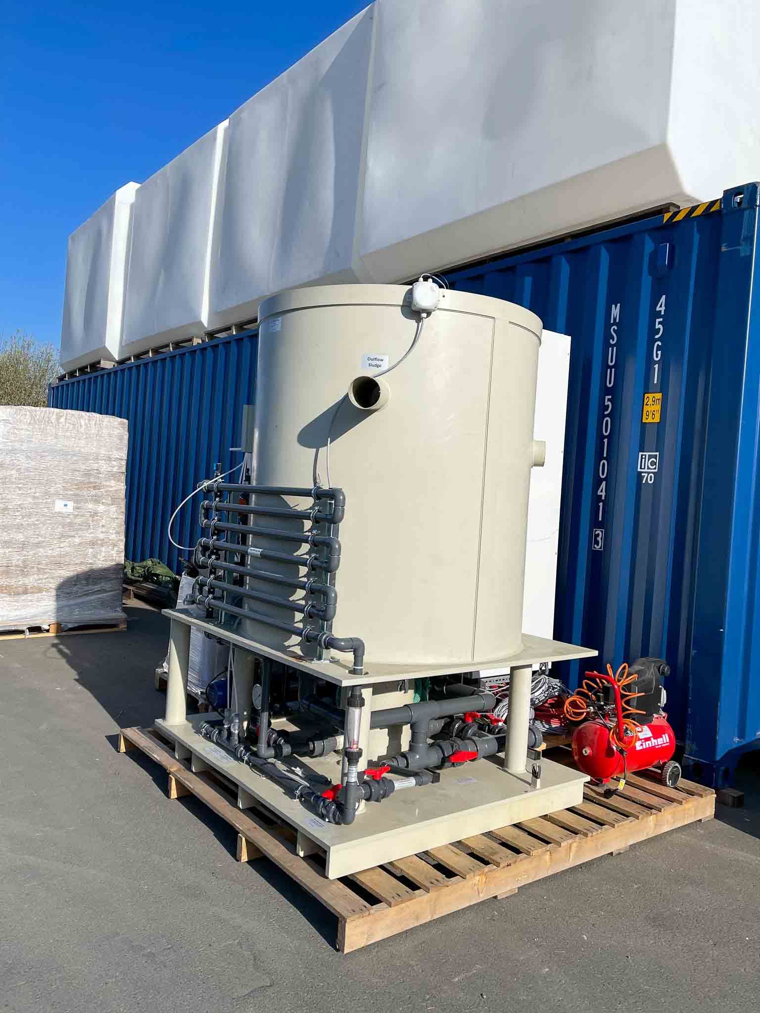 Pilot system produces water treatment Albania