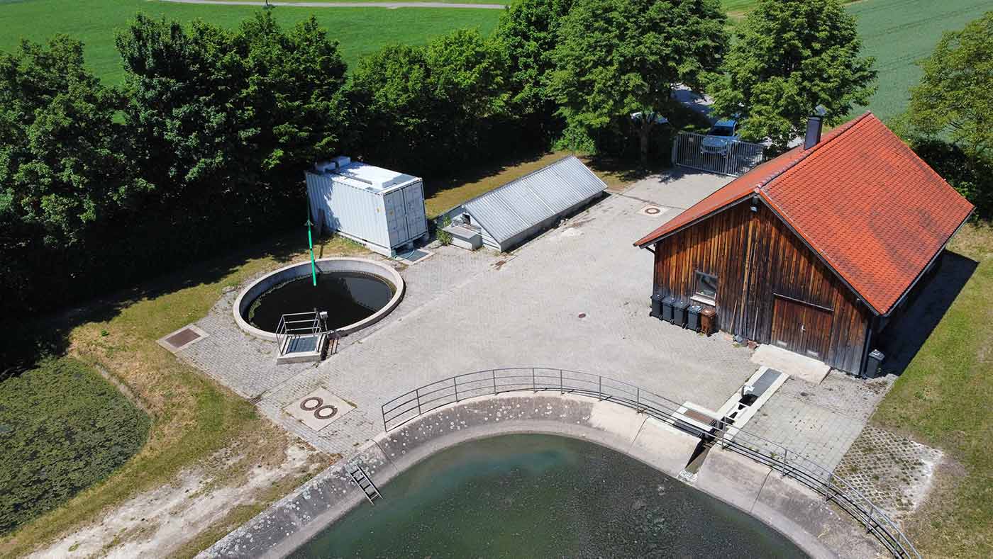 ClearFox® containerized wastewater treatment with fixed bed reactor