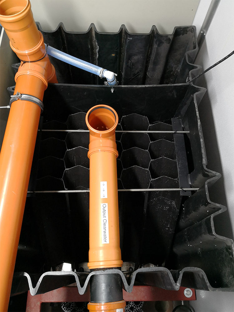 ClearFox clarifier for a worker camp