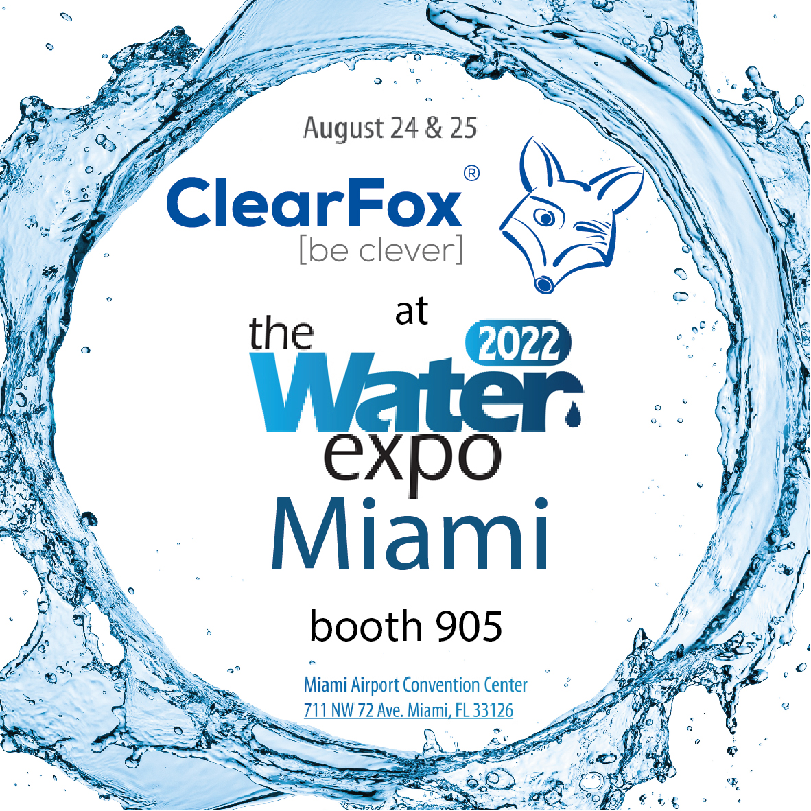 Water Expo 2022 in Miami ClearFox®