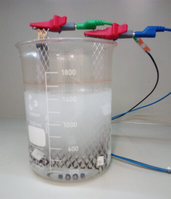 ClearFox clear water after DiOx treatment