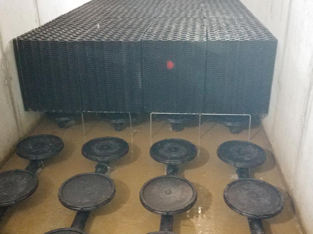 ClearFox FBBR installed in a concrete tank
