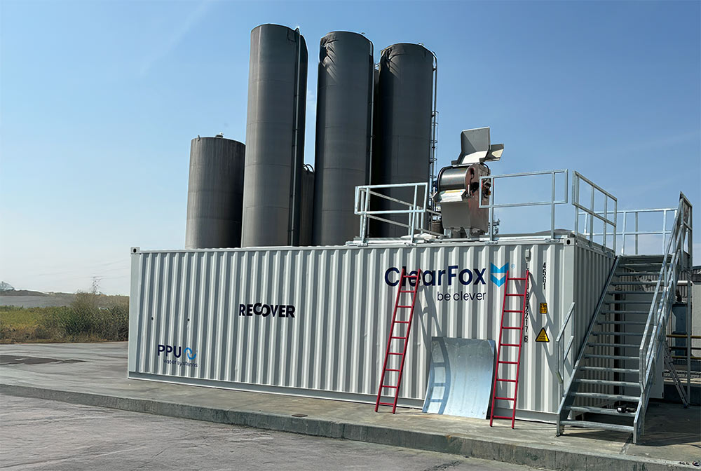 ClearFox plastic recycling wastewater treatment plant