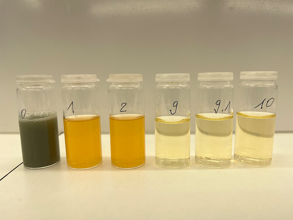 ClearFox wash water analysis