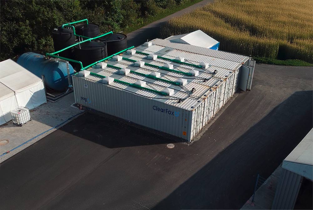 ClearFox wastewater treatment plant for an antipasti manufacturer