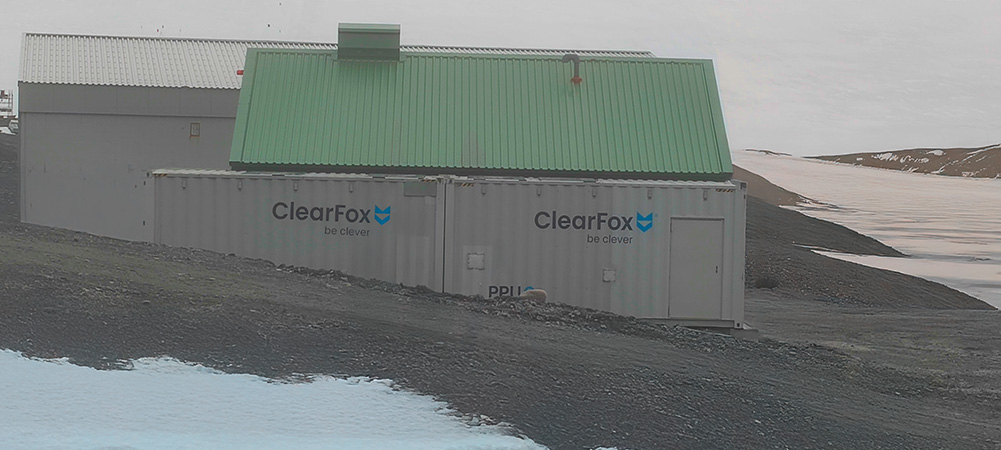 ClearFox wastewater treatment plant for the Antarctica