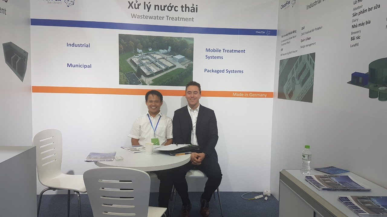 ClearFox exhibiting on Vietwater