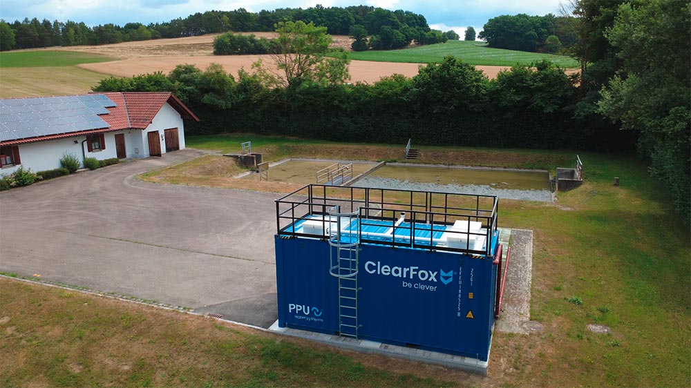 ClearFox sewage pond upgrade