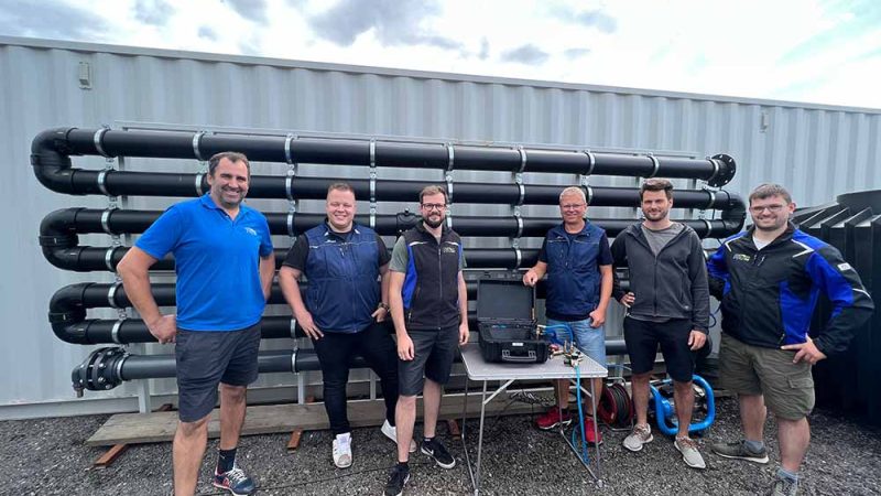 ClearFox Leak test for wastewater treatment