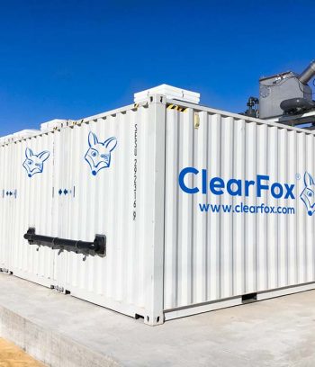 ClearFox wastewater treatment container