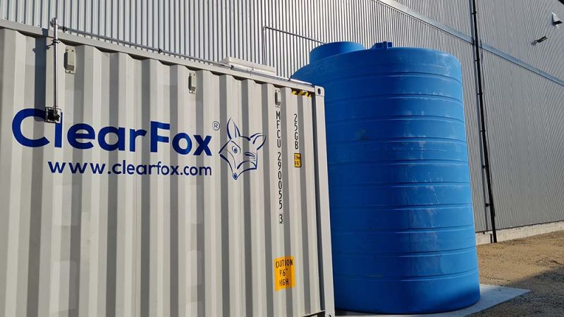 ClearFox wastewater treatment in wood processing