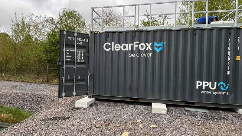 Grebenhain containerized wastewater treatment plant