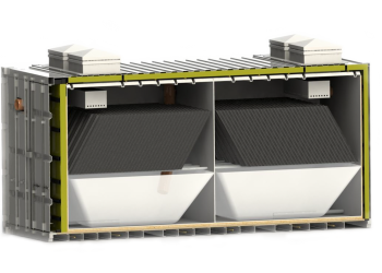 Lamellenschrägklärer Modell