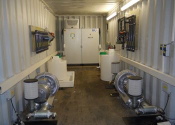 ClearFox® containerised wastewater treatment plant for a dairy