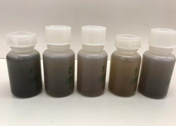 Jar test for manure treatment