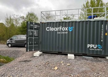 clearfox-fbbr-wastewater-treatment-container-installation